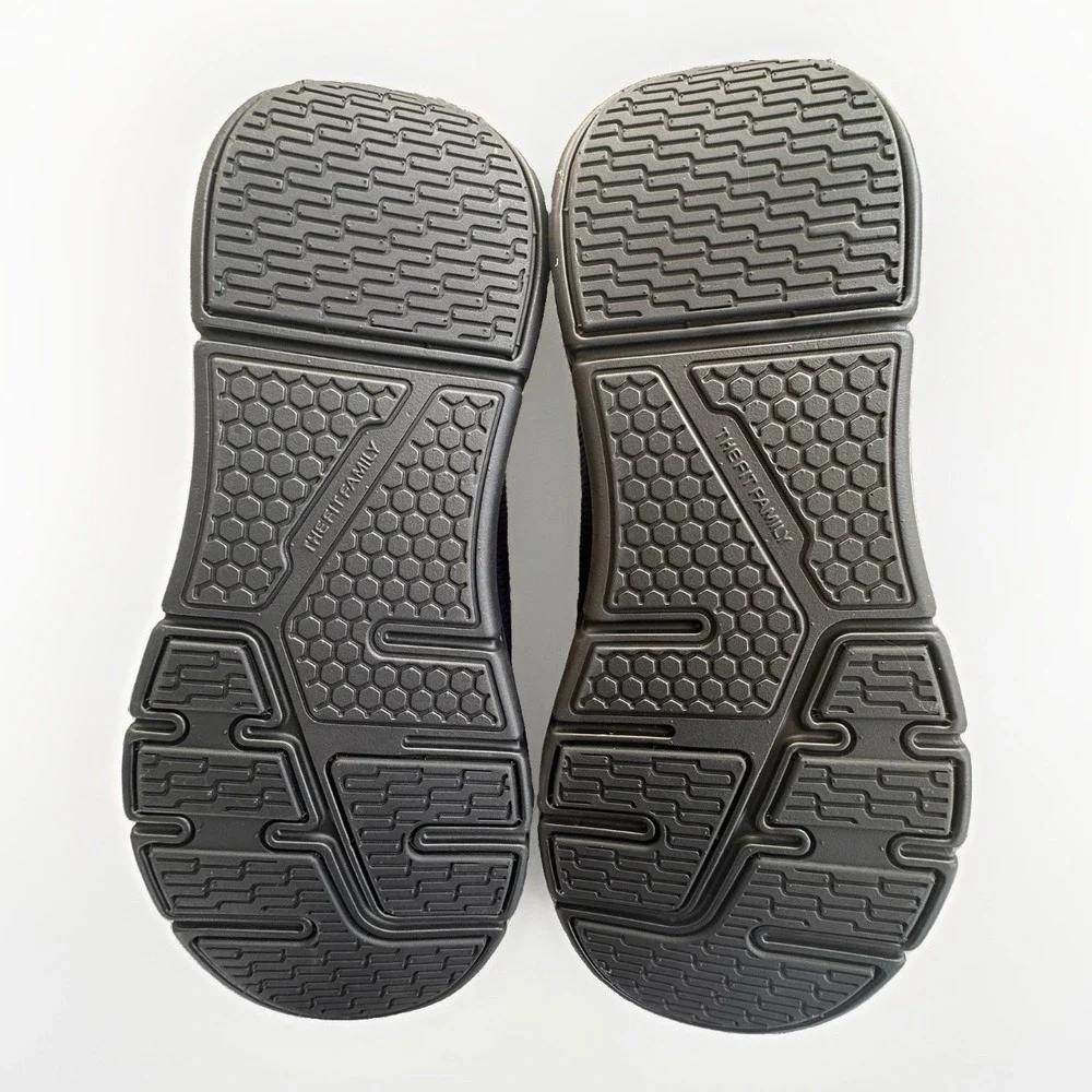 FitVille M 12 EW Extra Wide Navy Slippers Adjustable Arch Support Comfort Shoe